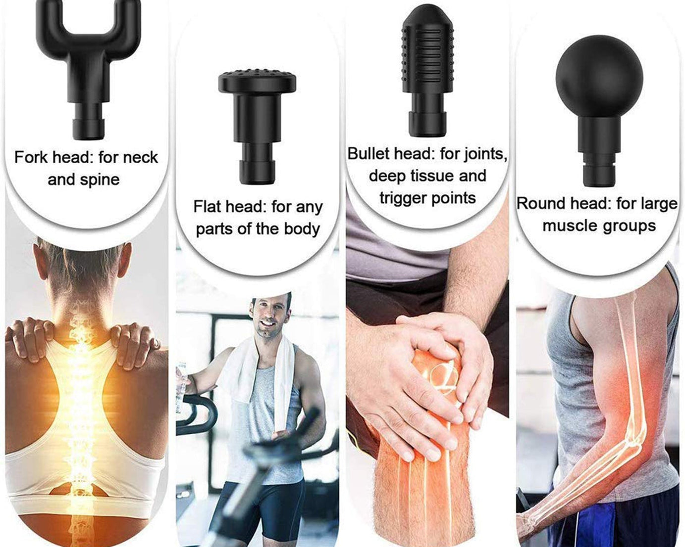 Deep tissue massage machine for body relief, versatile and easy to use.