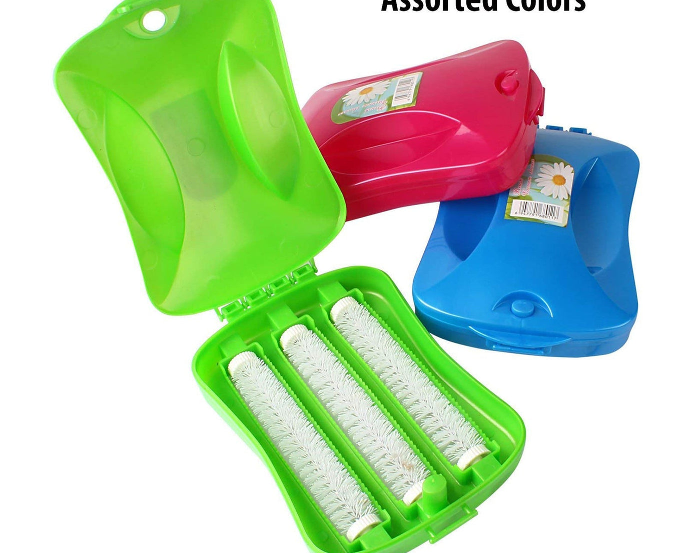 Plastic Handheld Carpet Roller Brush Cleaning with Dust Crumb Collector, Wet, and Dry Brush