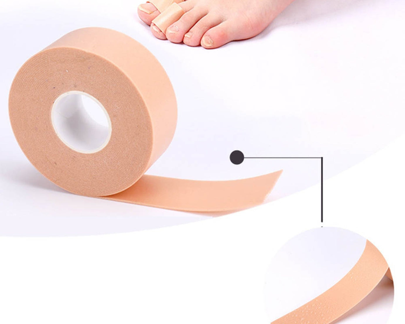 Waterproof blister plaster for feet