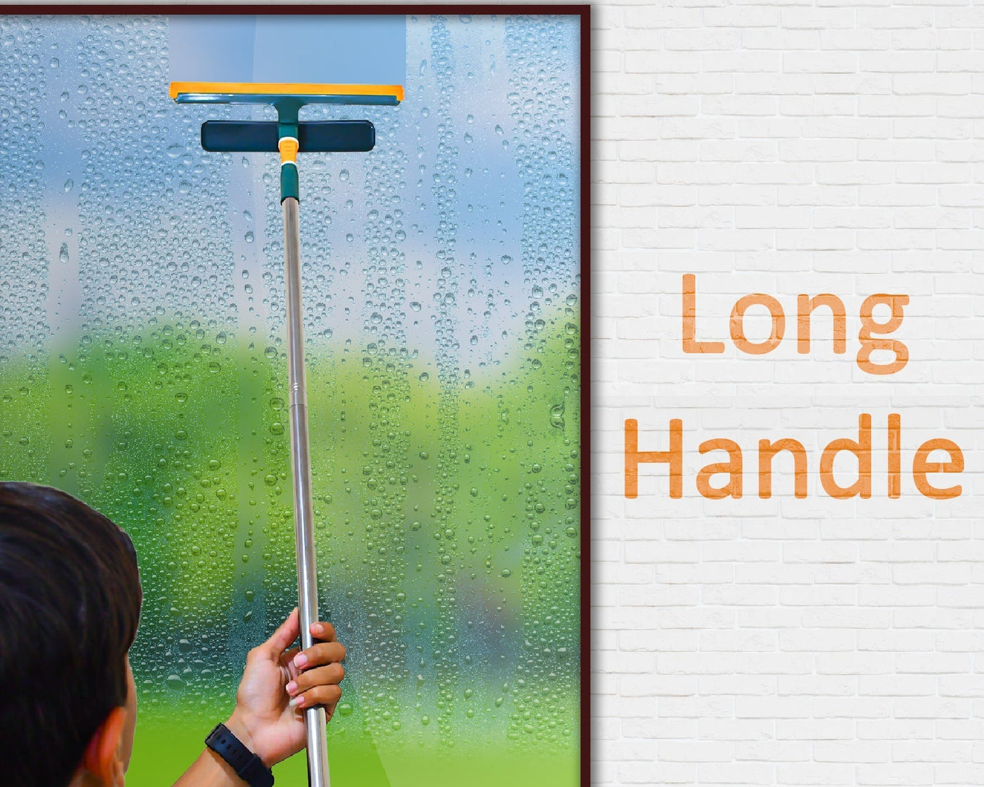 3 IN 1 GLASS WIPER USED IN ALL KINDS OF HOUSEHOLD AND OFFICIAL PLACES FOR CLEANING AND WIPING OF FLOORS, GLASSES AND DUST ETC.