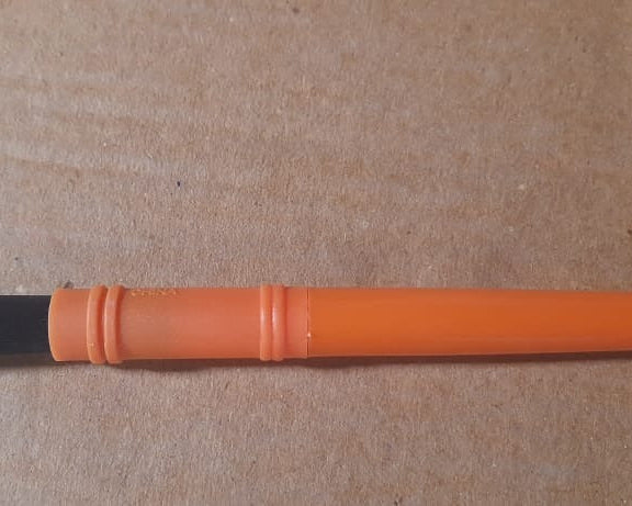 Set of multicolor painting brushes.