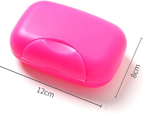 Travel Soap Case Box Plastic Soap Box With Cover Waterproof Leakproof Soap Dish For Bathroom & Travel Use (1Pc)