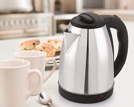 Electric Kettle Stainless Steel Fast Boiling Water Heater with Auto Shut Off for Tea Coffee Milk Kitchen (2 L | 1500 Watts )