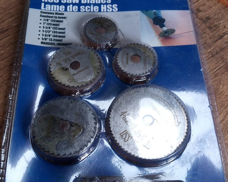 saw blade edges and teeth.