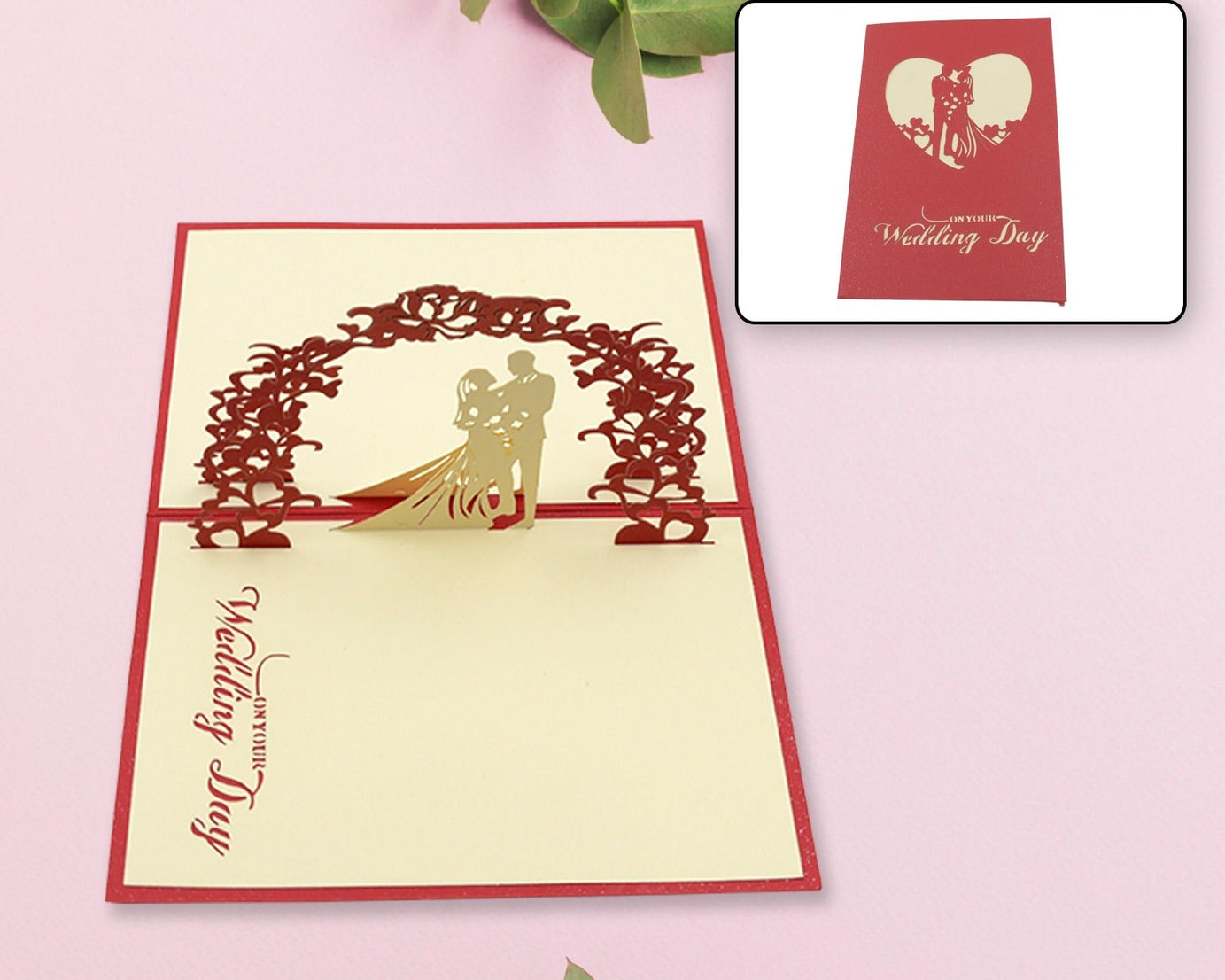 3D Paper Wish Card High Quality Paper Card All Design Card Good Wishing Card (All 3D Card  Birthday Greeting Cards, Wedding Day Gift Card, Merry Christmas Card (1 Pc)