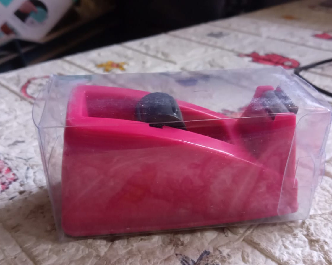 Plastic Tape Dispenser Cutter for Home Office use, Tape Dispenser for Stationary, Tape Cutter Packaging Tape School Supplies (1 pc / 273 Gm)