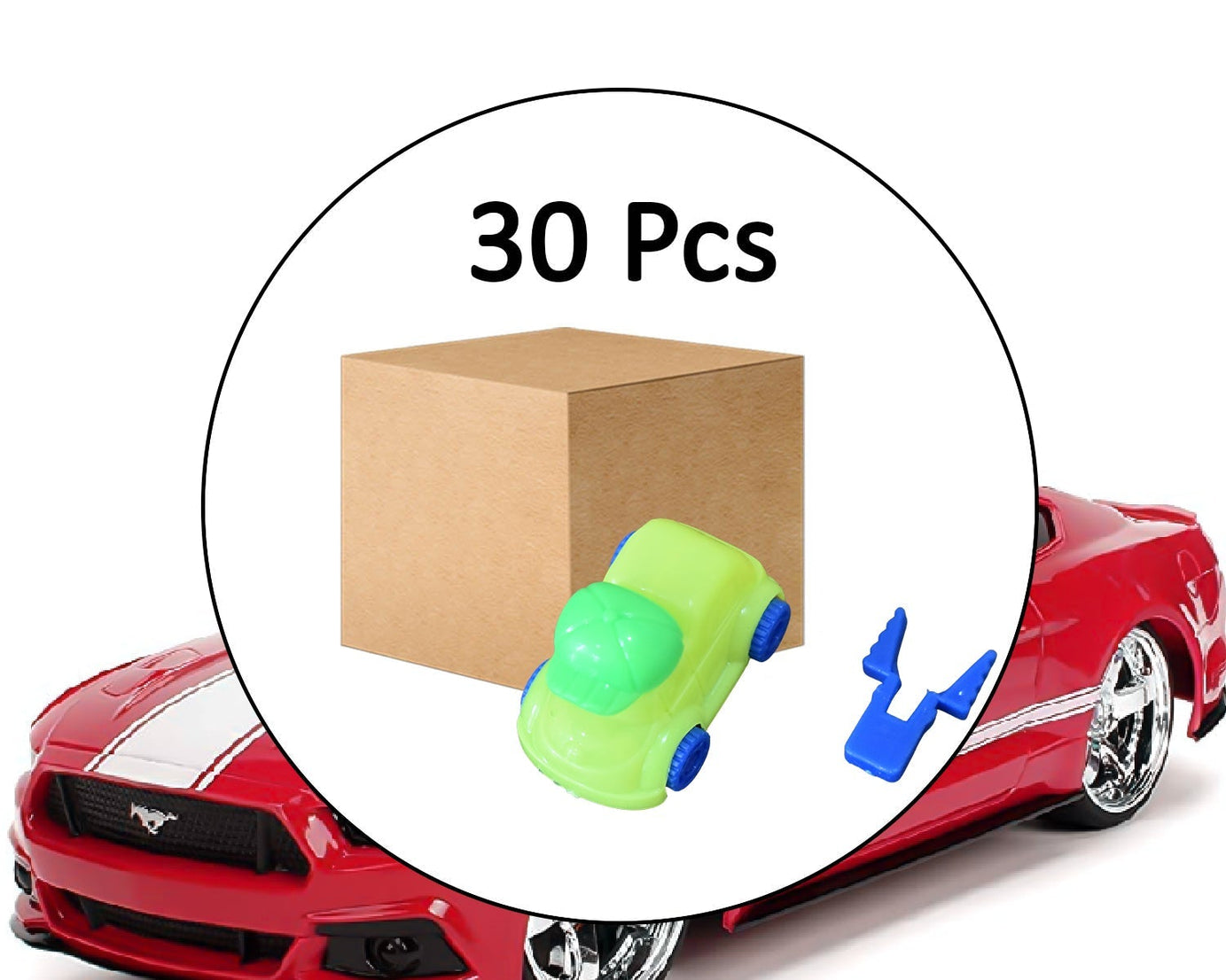 Colorful mini pull-back cars for kids, set of 30