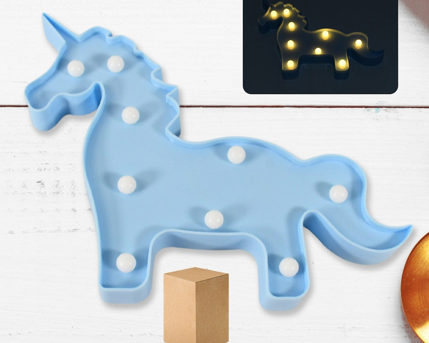 3D LED Night Light Table Lamp for Party Birthday Wedding Atmosphere, Battery Operated Decorative Light Nursery Lamp for Bedroom and Wall Decoration For Children Bedroom Wall, Light (1 Pc / Battery Not Included)