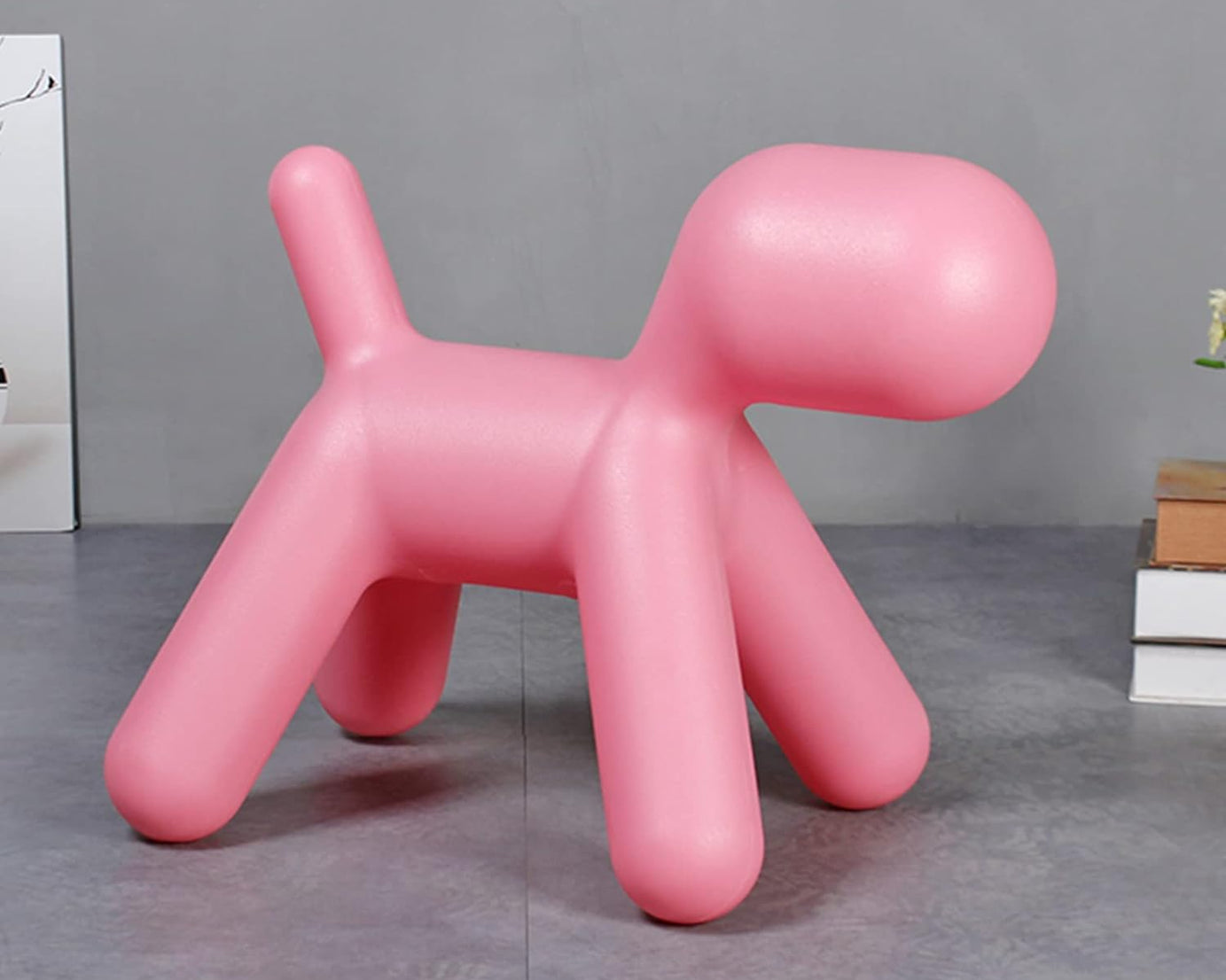 4315 Plastic Cute Animal Puppy Chair,Creative Dog Low Footstool,Cartoon Foot Rest Stool for Bedroom Living Room Entrance Gift (1 Pc)