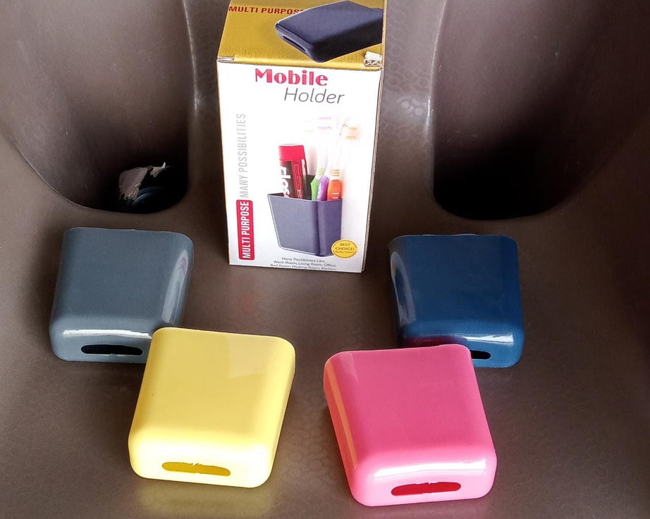 Storage case with charging plug.