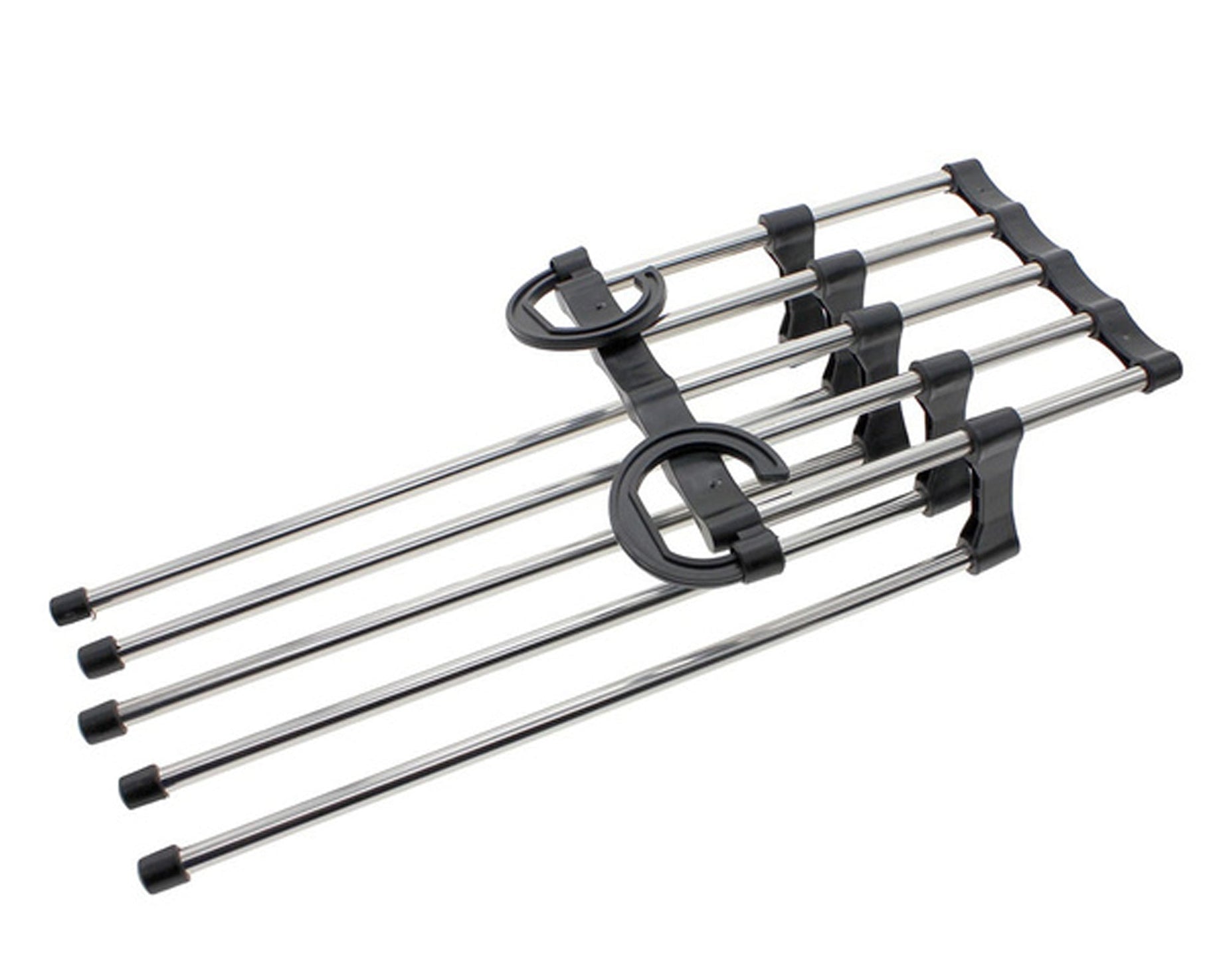 Multi-functional pants hanger with adjustable features for organizing