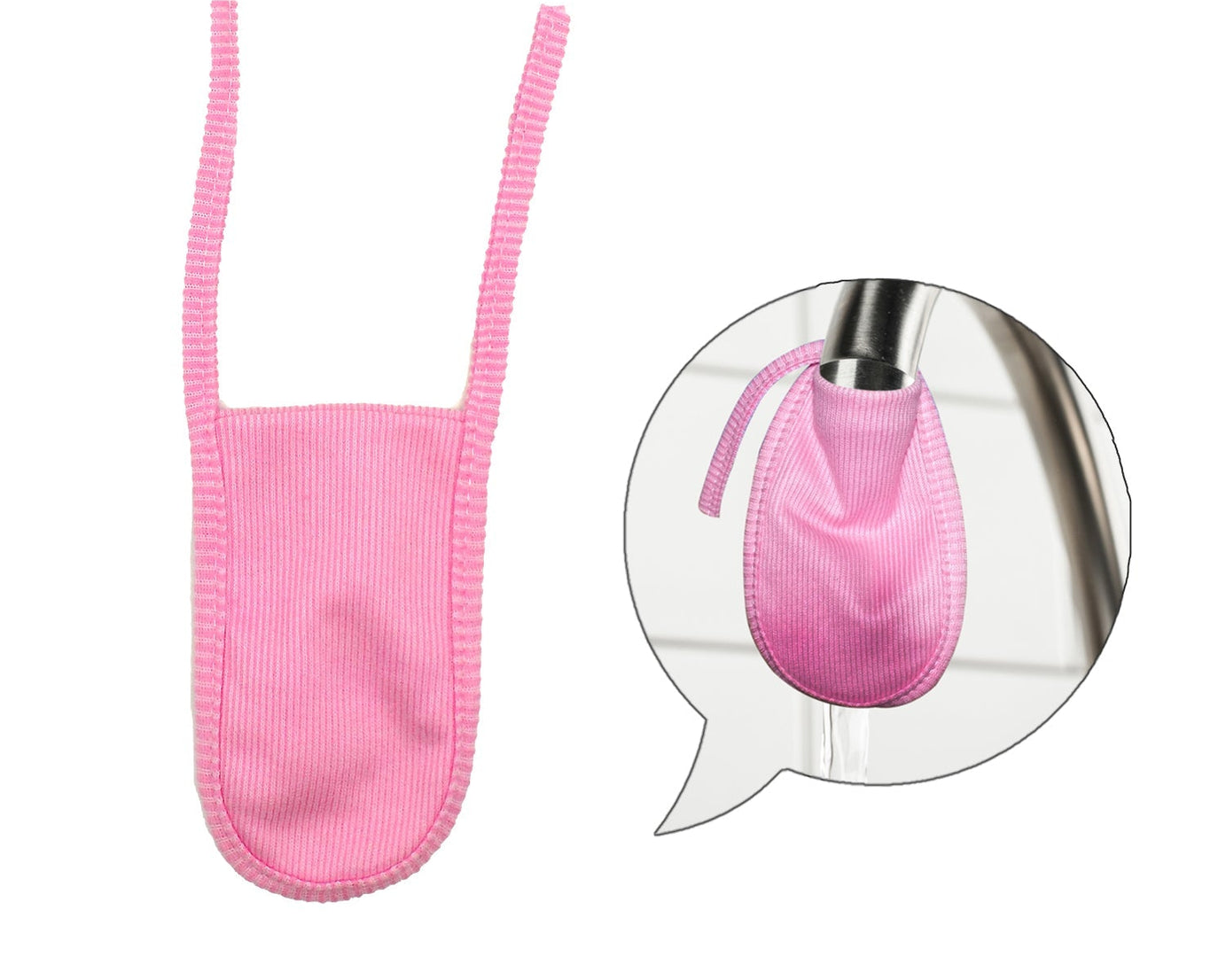 Cotton filter cover for tap.