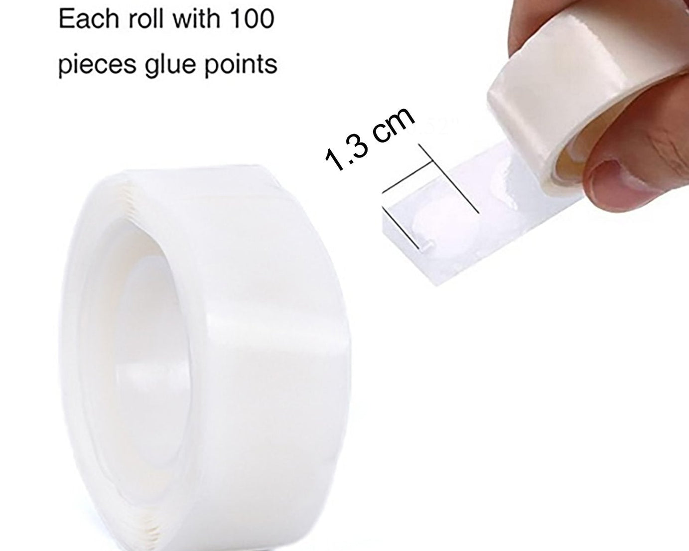 Pack of adhesive glue dots for event decorations