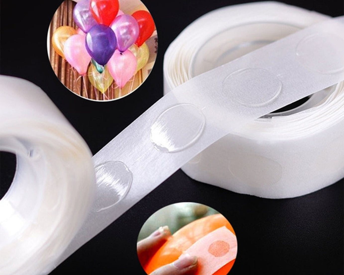 Glue dots for creating customized decorations