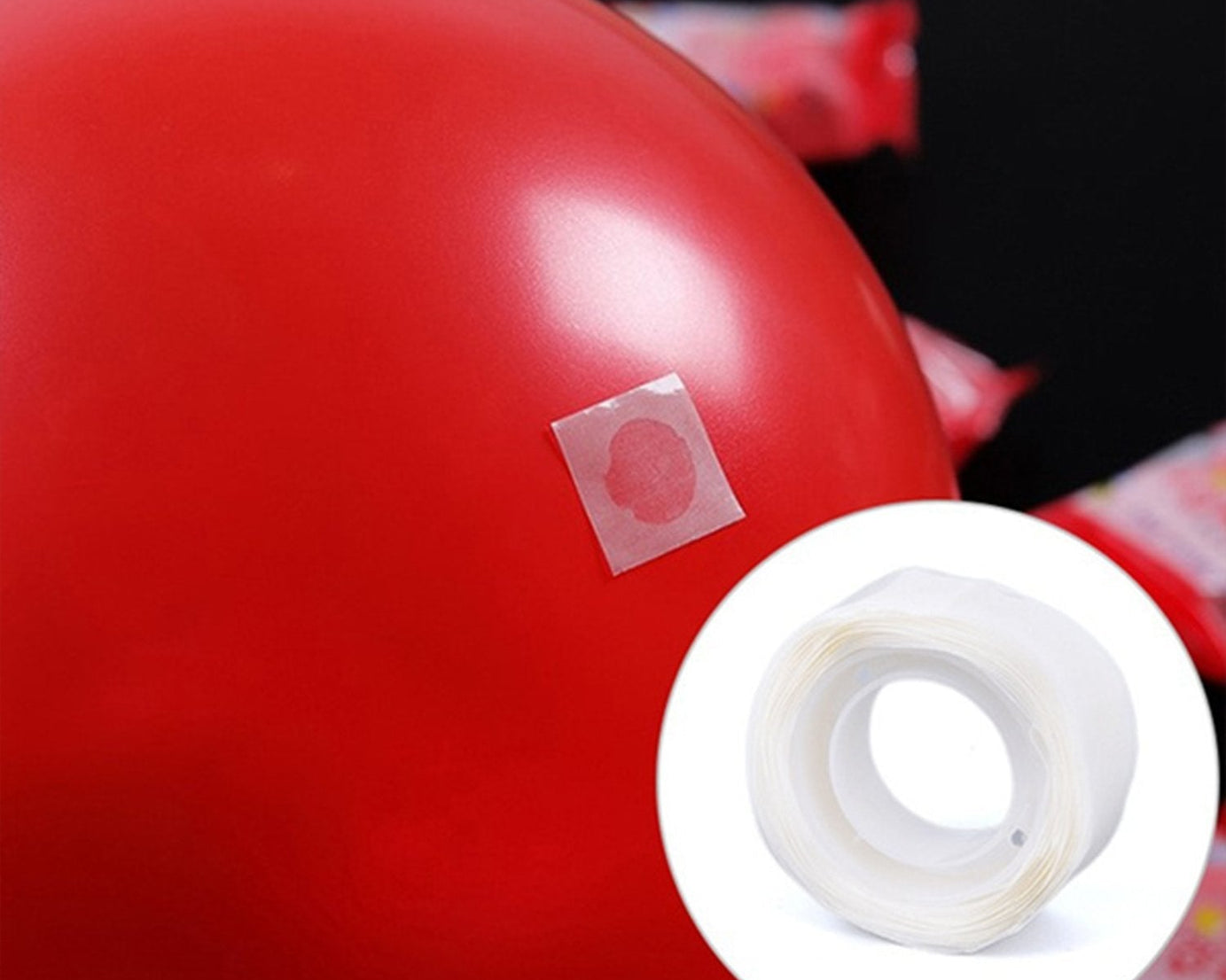 Adhesive glue dots for easy decoration of various items