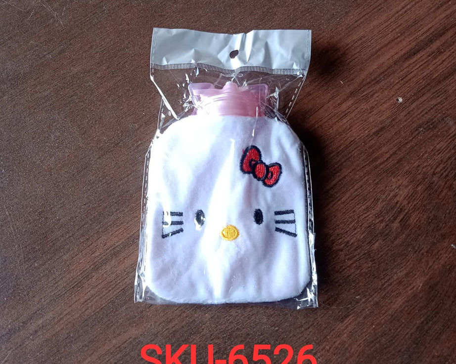 Hello Kitty hot water bottle with cover for pain relief