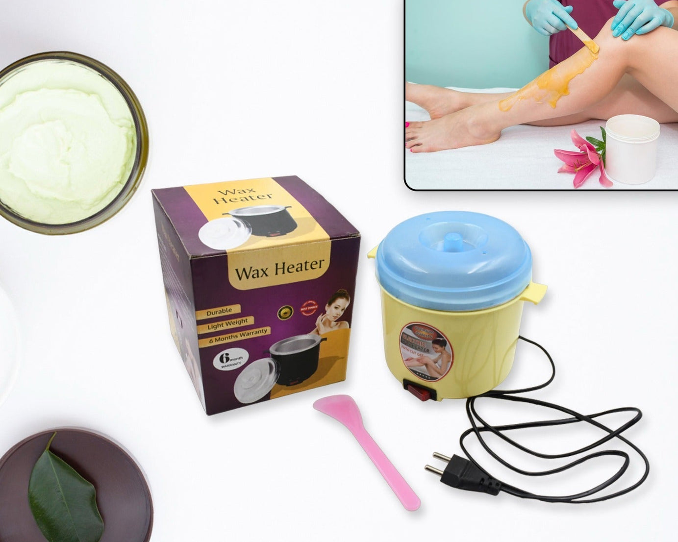 Wax Heating Machine, Reliable and Convenient to Use Wax Warmer 240W Wax Machine EU Plug 220V Durable and Practical for Parlour, Salon for Home