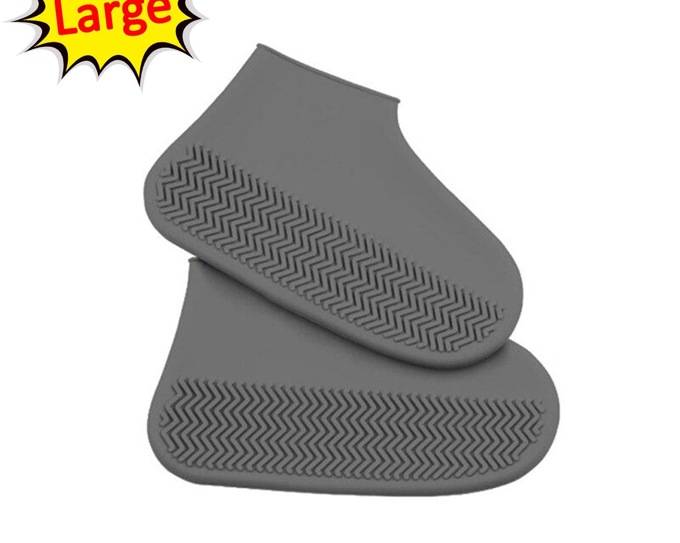 Blue foldable waterproof shoe cover