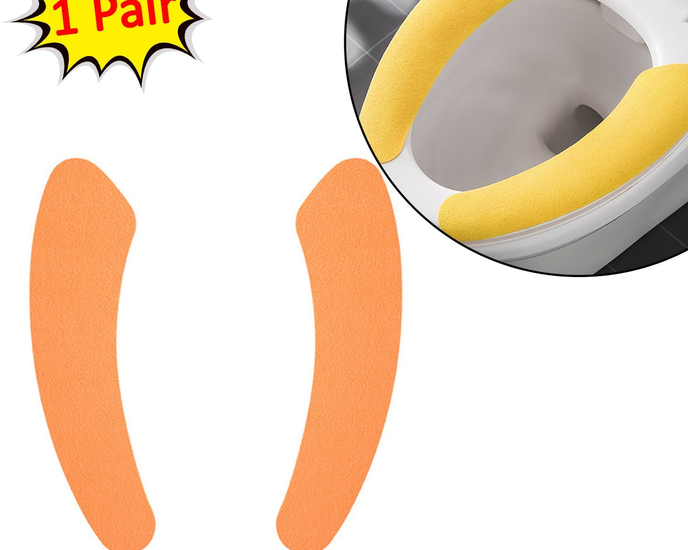 Toilet Seat Cover, Toilet Seat Cushion Soft and Warm Washable Toilet seat Cover Pads Comfortable