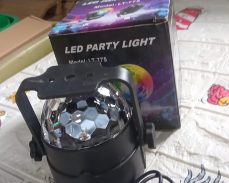 Party Lights, DJ Stage Light Disco Ball Light USB Charging Party Stage Lamp Party Light for Home Bar Car Wedding Holiday Party, Party Gift Kids Birthday