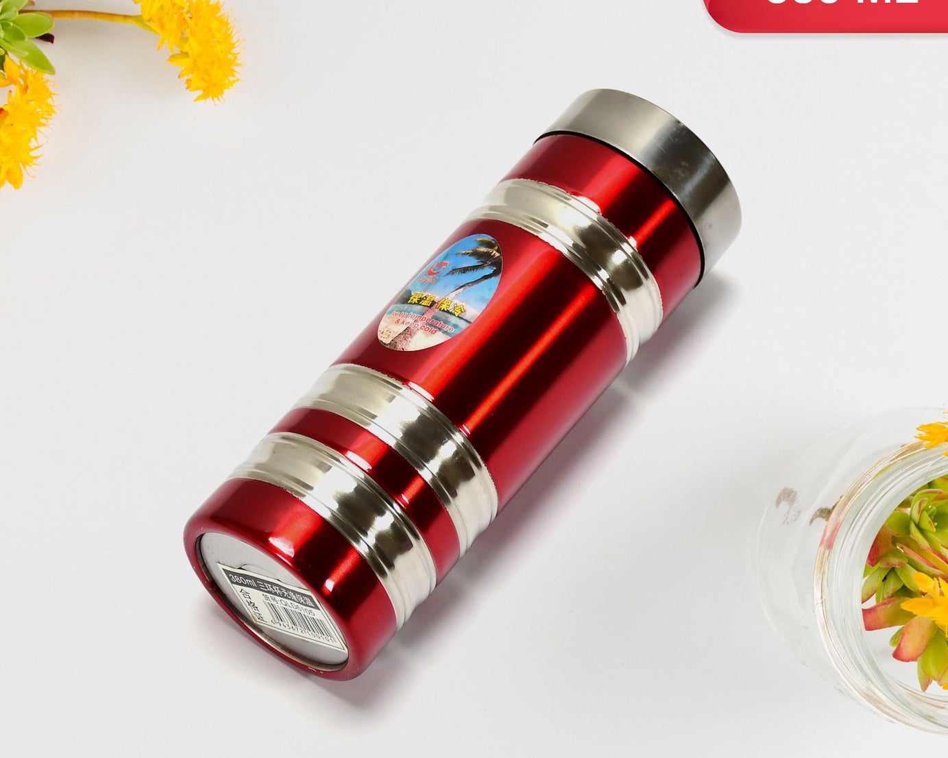 Mini Stainless Steel Water Bottle Bottle 380Ml For School  & Home Use