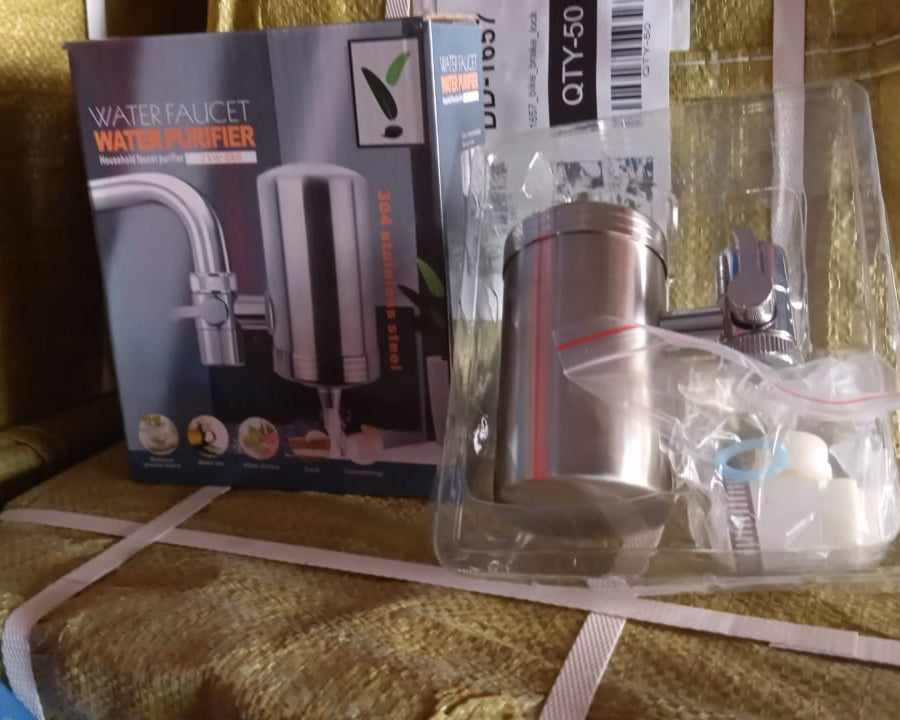 304 Stainless Steel Faucet Mount Water Filter, Water Purifier (1 Set)