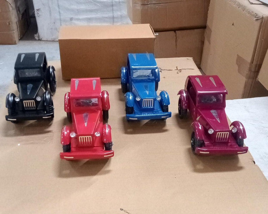 Vintage Metal Car 10 Inch Big Unbreakable Full Metal Body Car, Vintage Car Toy Model Alloy Model Retro Car Model Toy Vehicle Classic Car Metal Vintage car