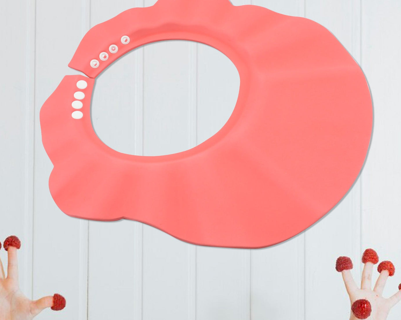 Tear-Free Bath Time: Adjustable Baby Shower Cap (Protects Eyes & Ears)
