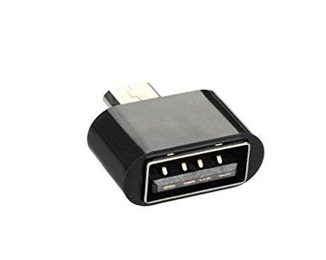 Micro USB OTG to USB adapter for easy file transfers.