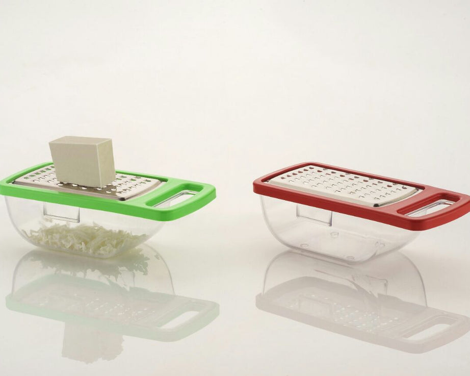 Cheese Grater / Slicer / Chopper With Stainless Steel Blades