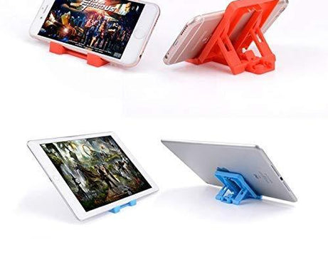 Compact mobile stand with multiple adjustable angles