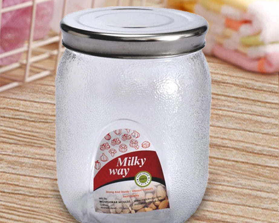 2000 ml airtight glass mason jar for kitchen storage and food preservation.
