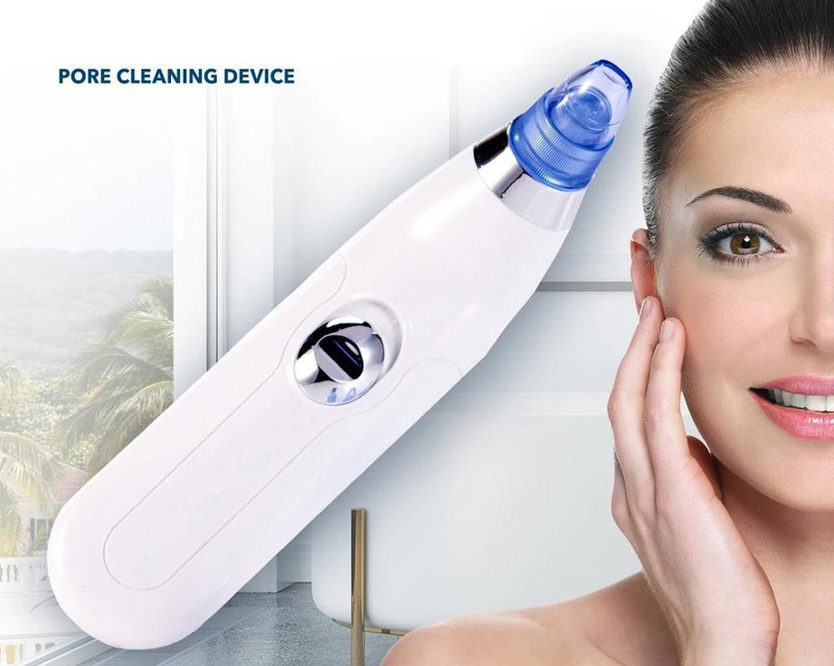 Blackhead remover device with multiple functions.