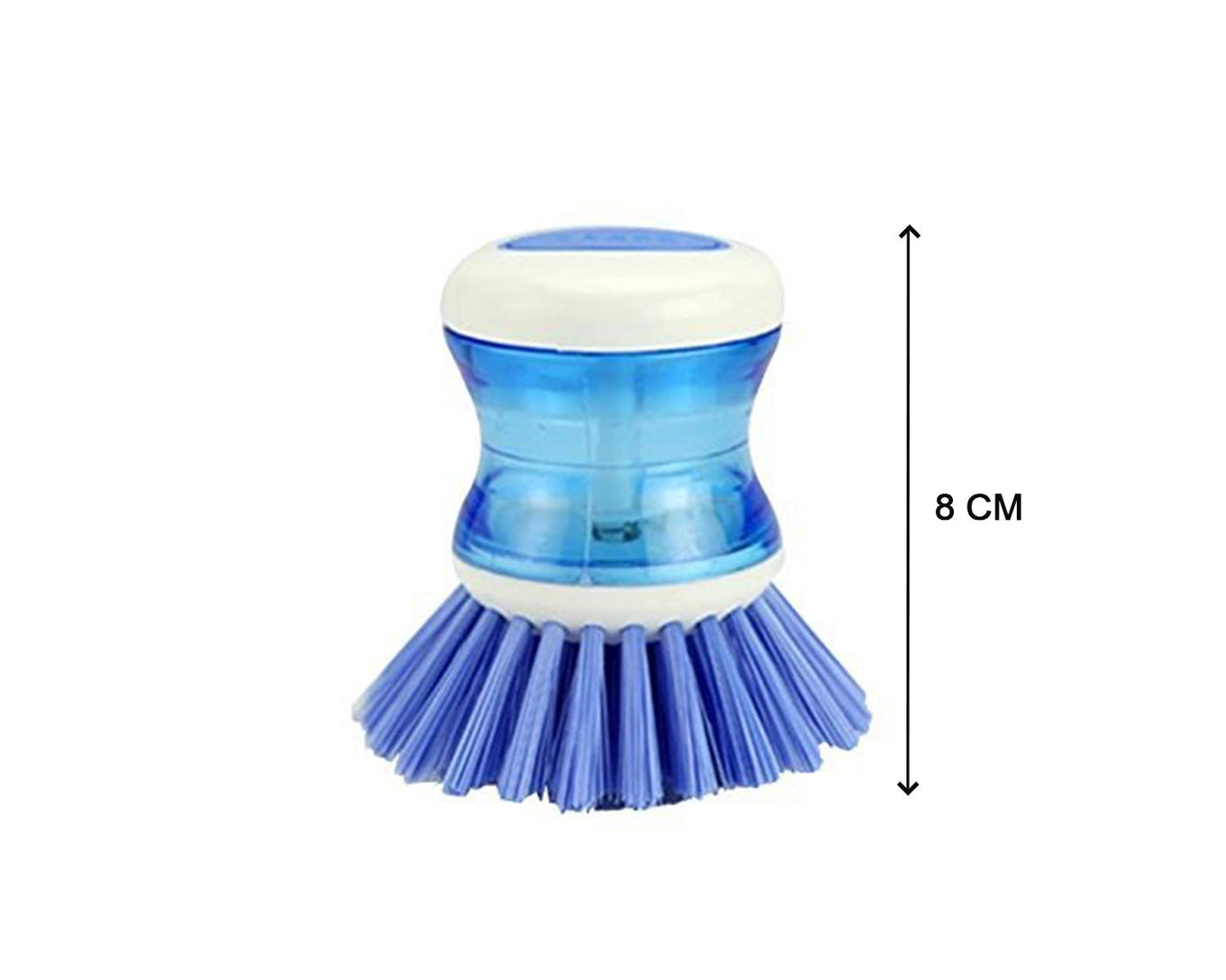 Liquid soap dispenser cleaning brush for kitchen use