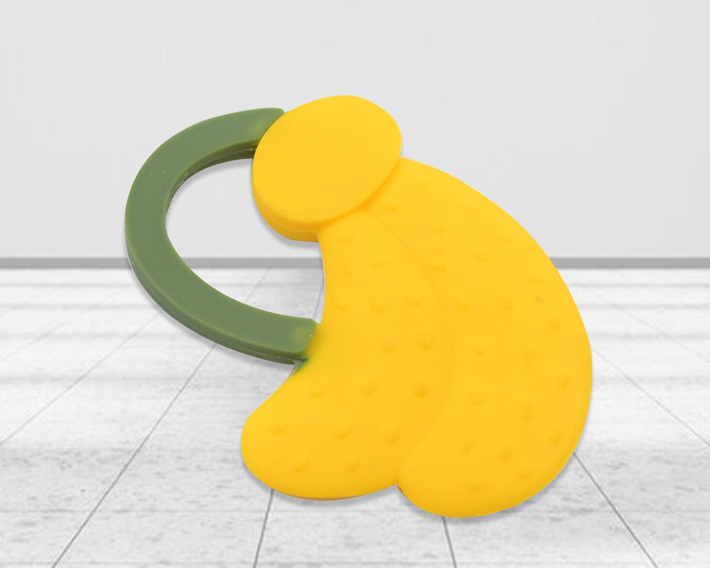 Baby Silicone Teether, Fruit Teether for Toddlers,100% Food Grade Silicone Teether, Non-Toxic & Latex Free Suitable for Kids Above 3 Months (1 Pc )