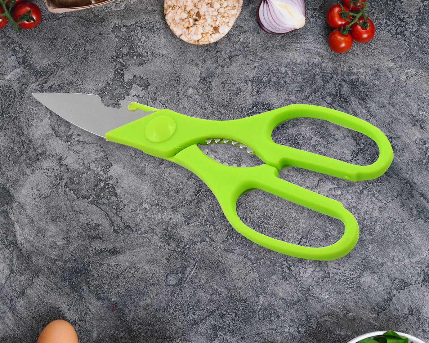 Multifunction Kitchen Tools Stainless Steel and Plastic Kitchen Knife and Scissor Ideal Accessory Set for Kitchen