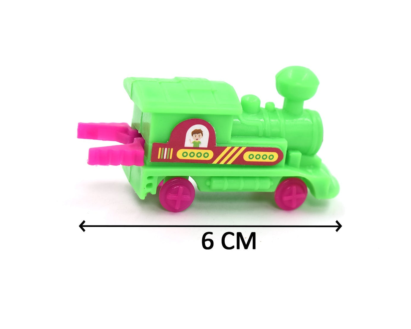Friction train toy for infants