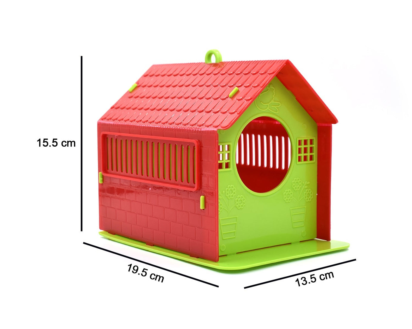 Birdhouse with hanging hook for small birds