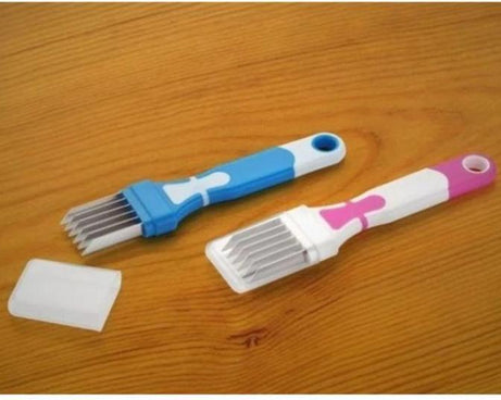 Multi-purpose negi cutter, vegetable tool