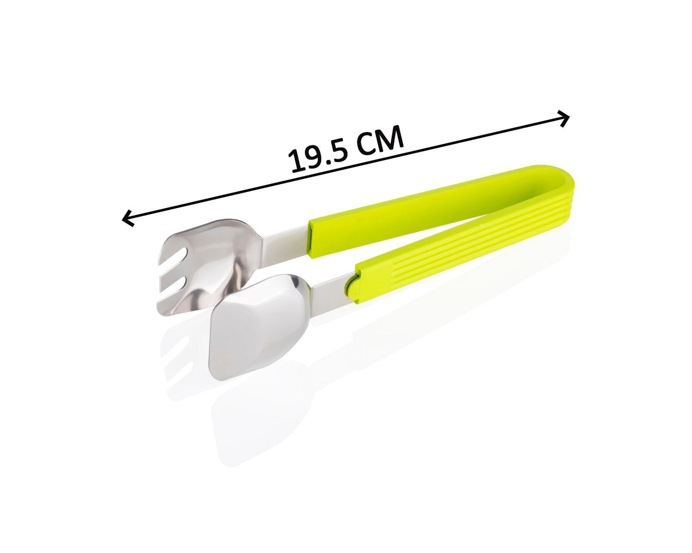 Kitchen salad tongs for easy handling and serving of food items.