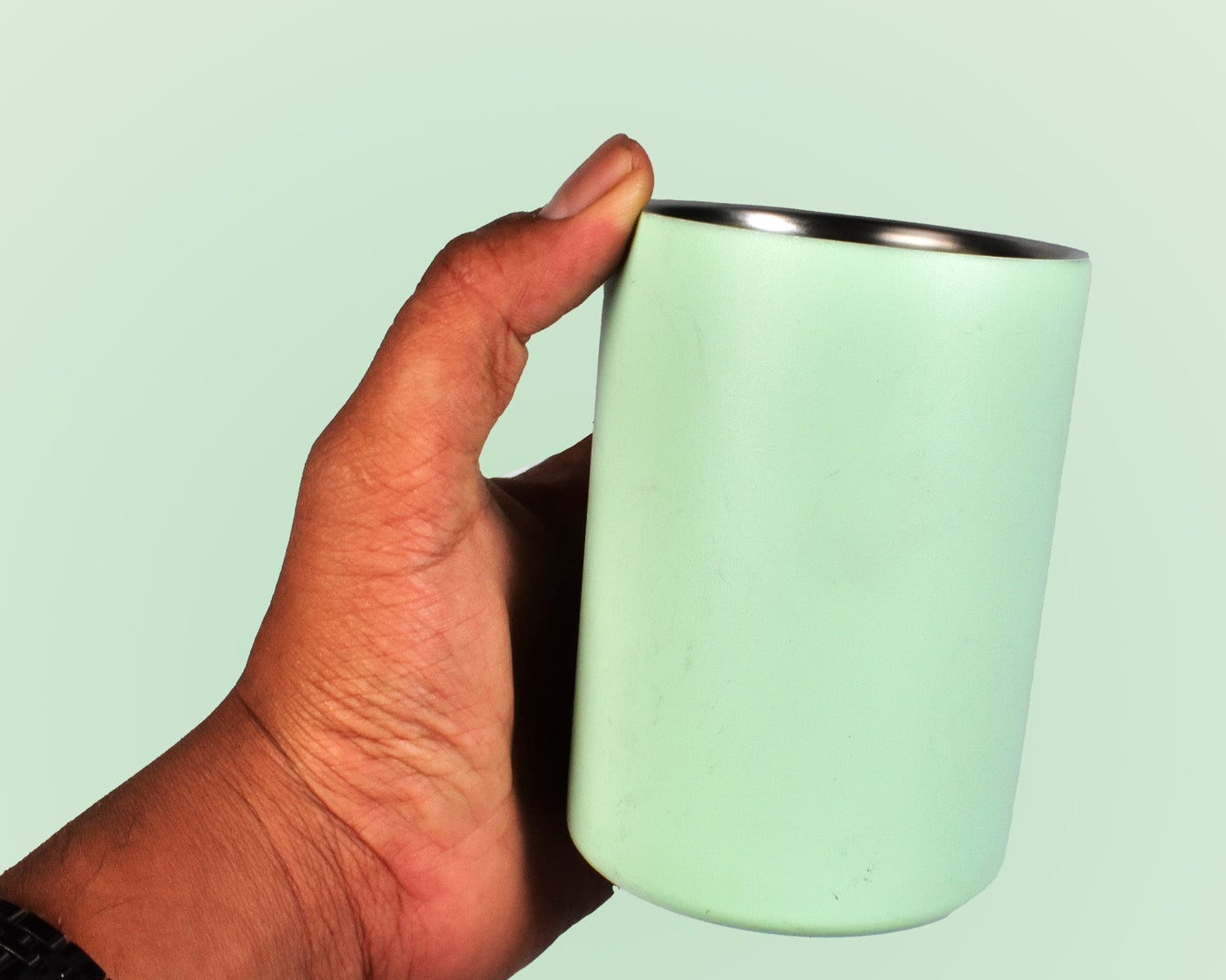Stainless steel water cup for home or office