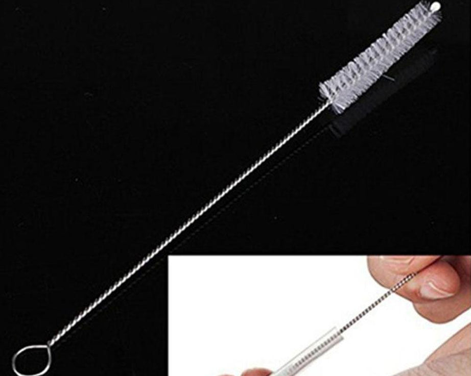 Stainless steel straw brush