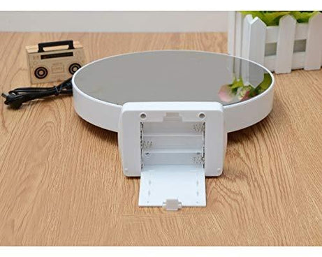 Plastic 2 in 1 Mirror Come Photo Frame with Led Light