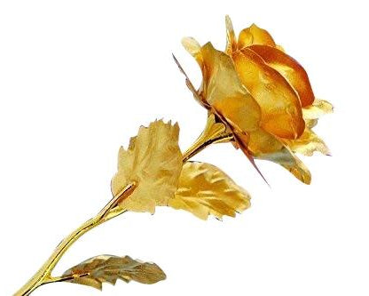Gold rose gift item