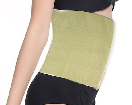 Waist shaper belt with 2 hooks for support and slimming, large size.