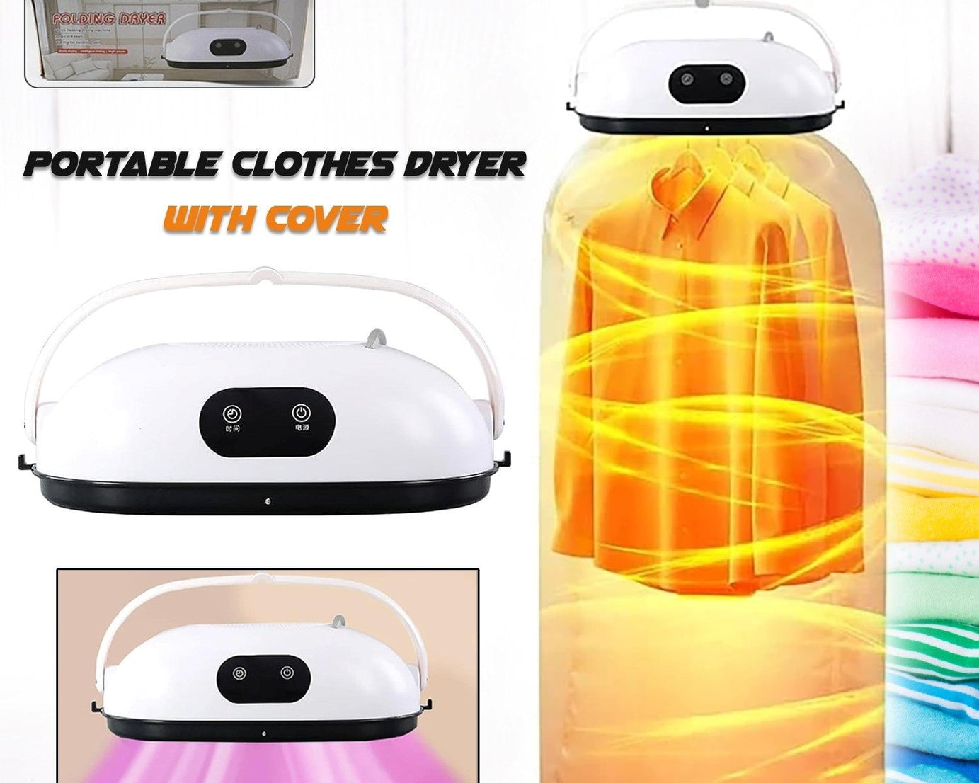 Portable Clothes Folding Dryer, Portable Dryer (1 Pc)