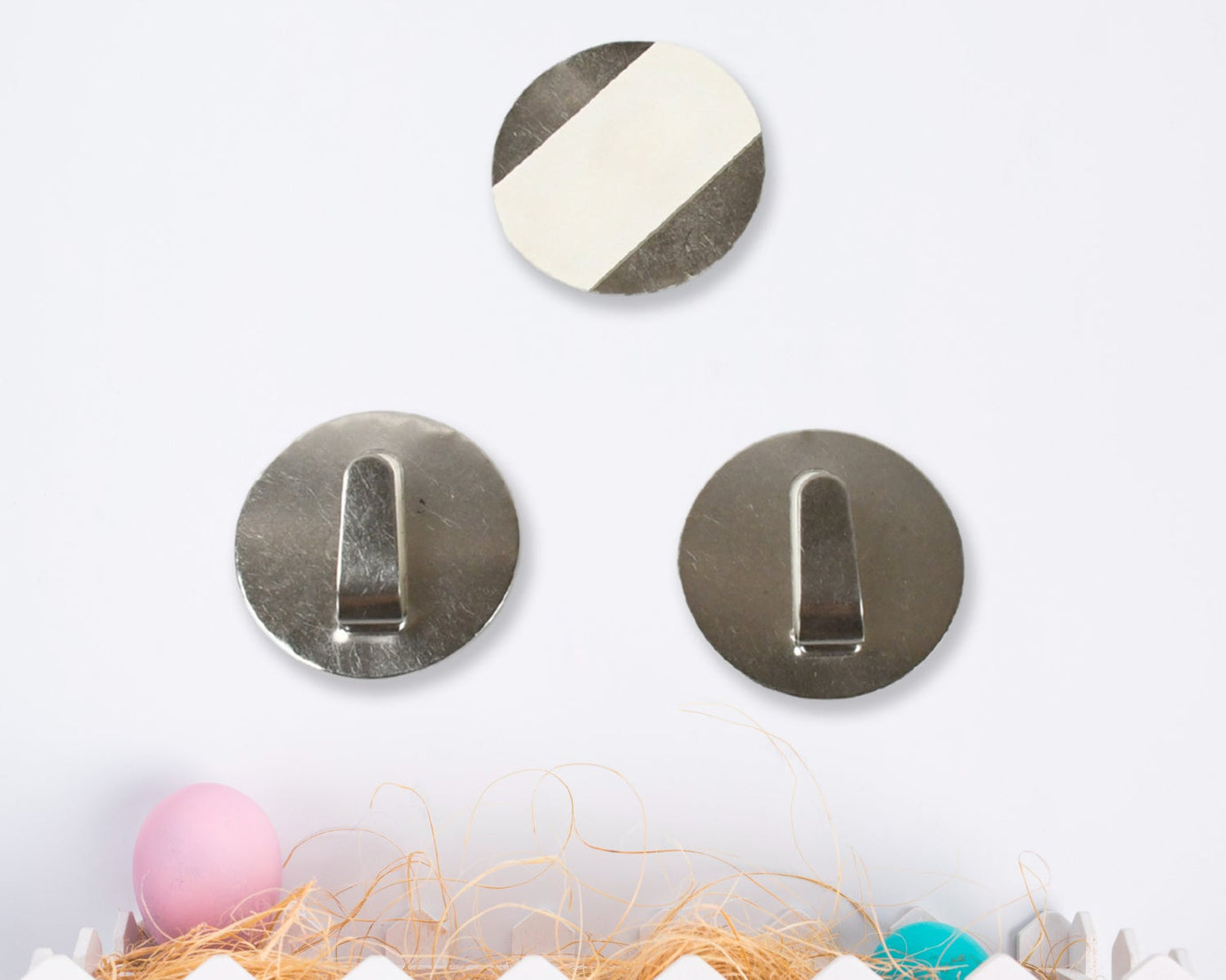 Self- Adhesive Hooks, Heavy Duty Wall Hooks Hangers Stainless Steel Waterproof Sticky Hooks for Hanging Robe Coat Towel Kitchen Bathroom and.