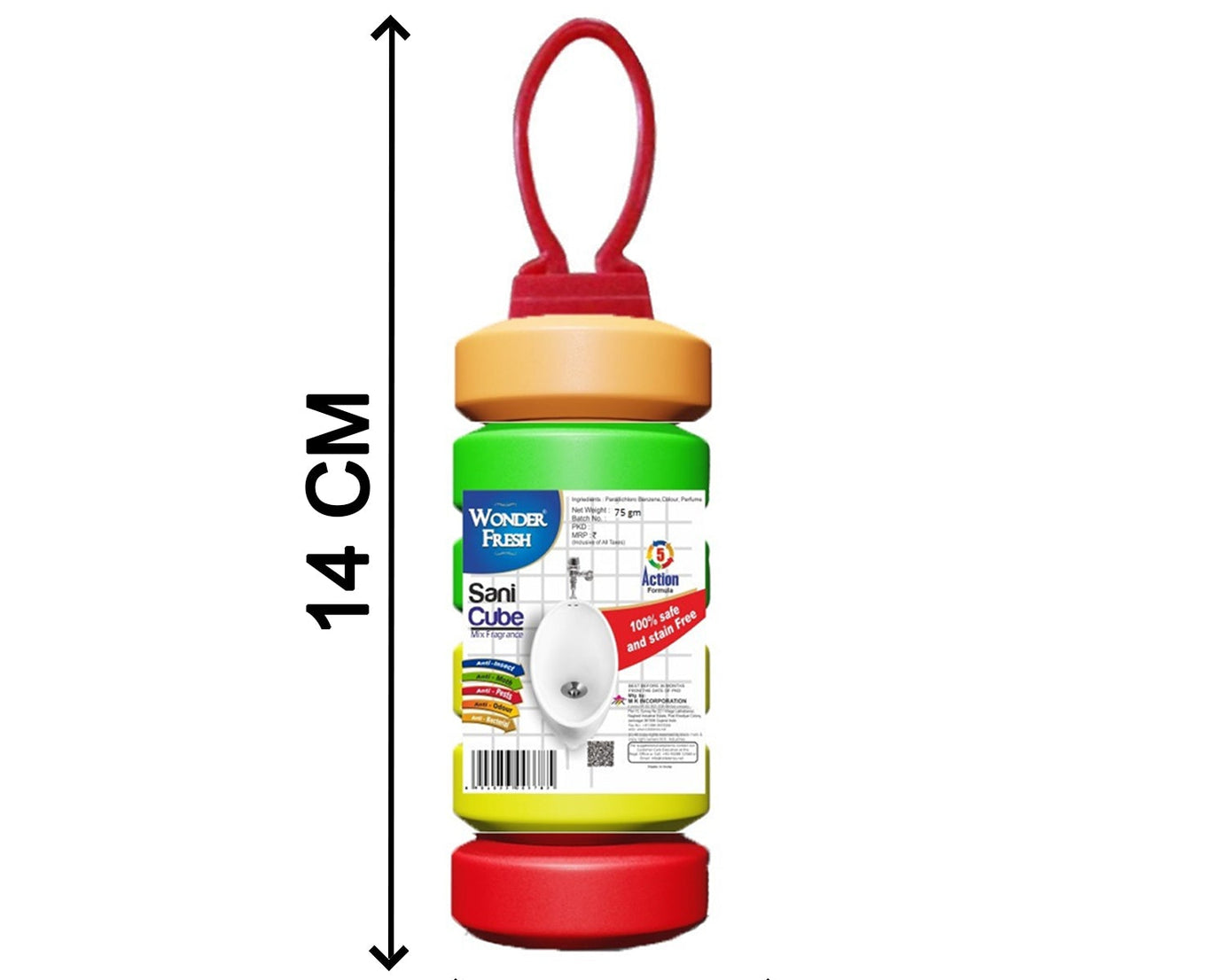 Fragrance blocks for urinals and toilets, 6 pieces set