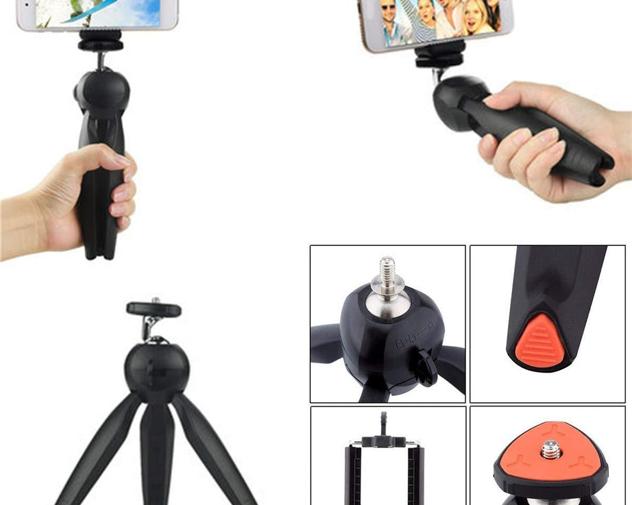 Compact mini tripod for photography