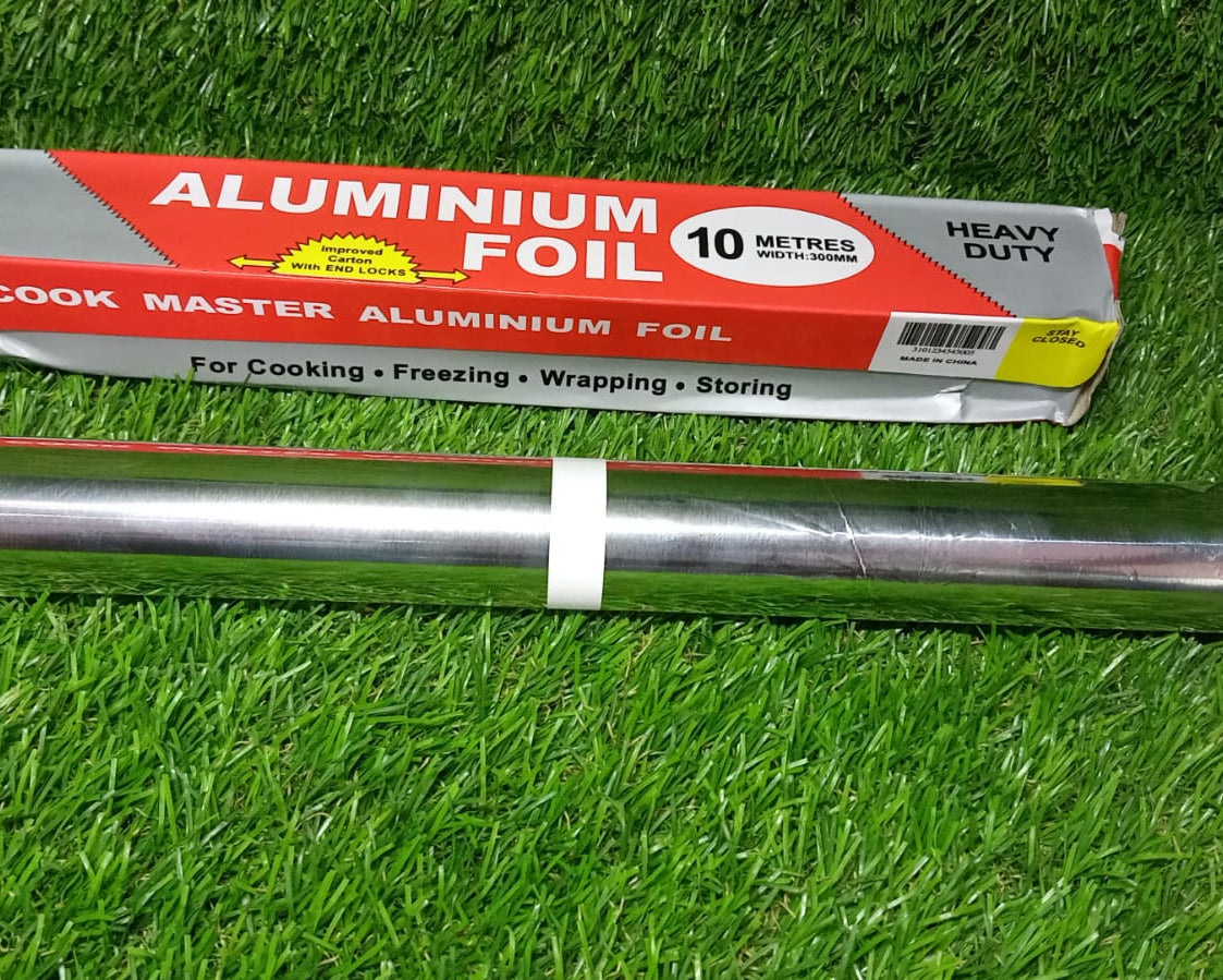 Heavy duty non-stick foil roll, for grilling and baking